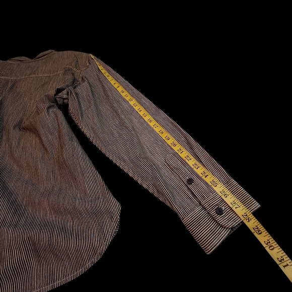 Harley Davidson Button Up Long Sleeve Embroidered Striped Shirt Men Size XXL - Picture 15 of 16